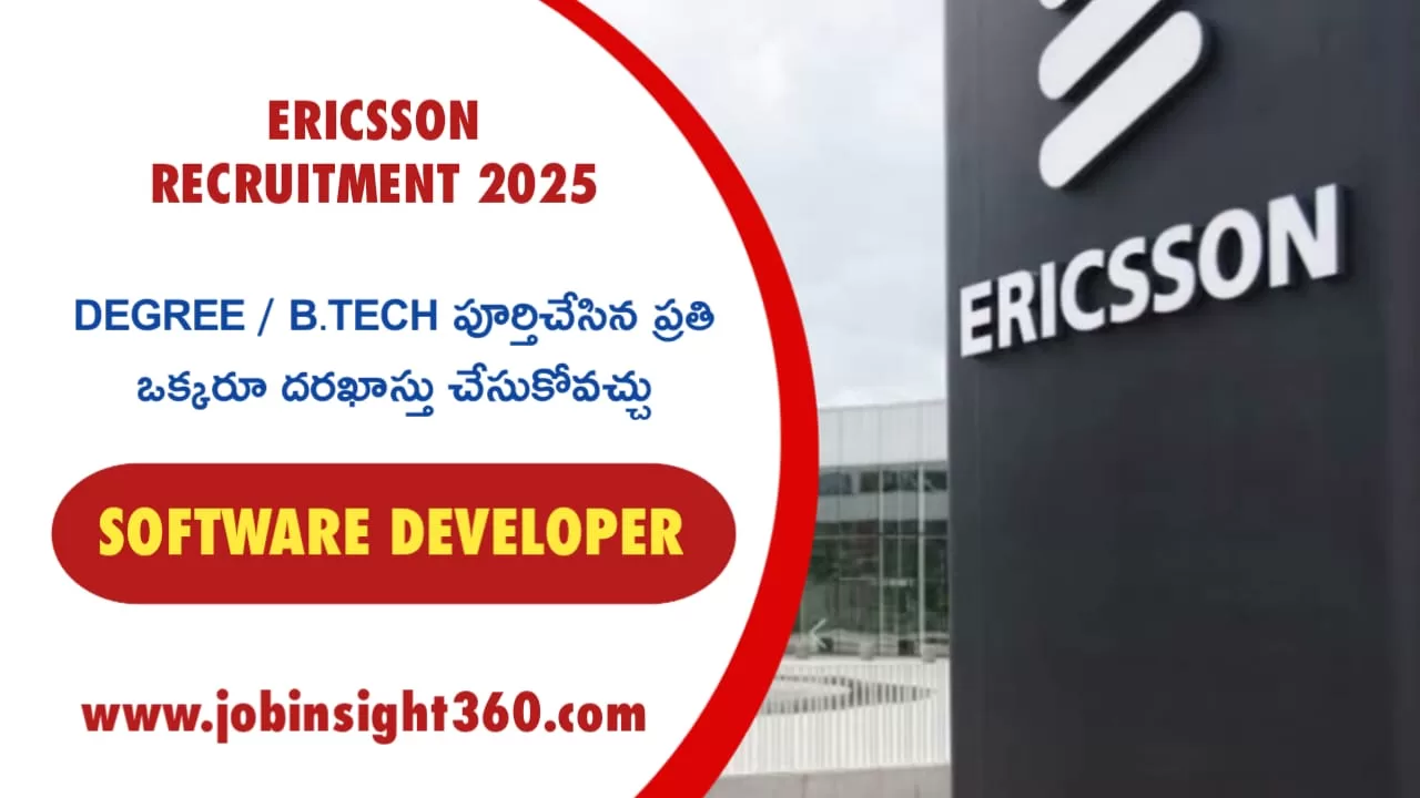 Ericsson Recruitment 2025 | Job Insight 360