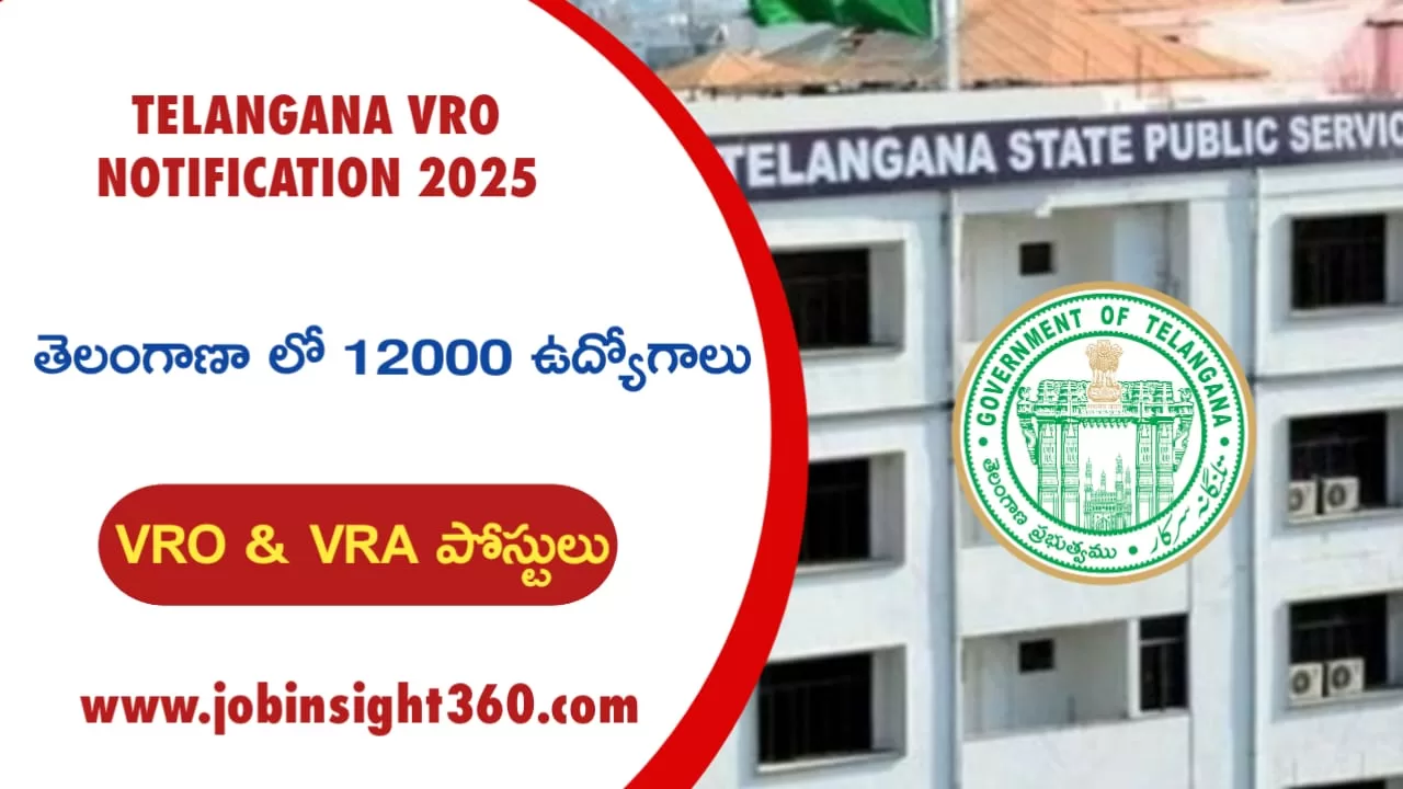 Telangana VRO Notification 2025