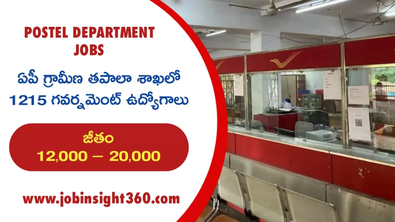 AP Postal Jobs Notification 2025